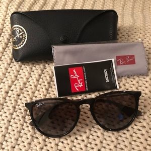 Ray Ban Tortoise Shell Sunglasses. Erika Classic